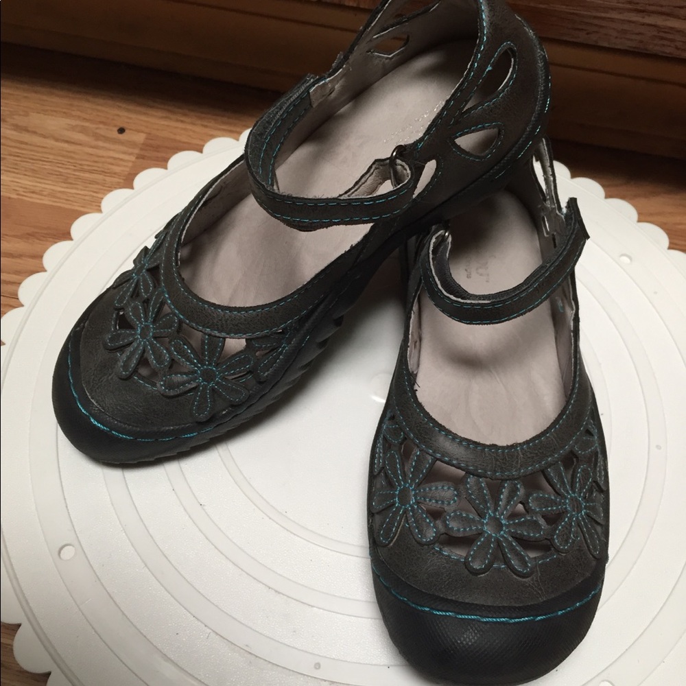 Jambu all terra floral flat sandals shoes size 6